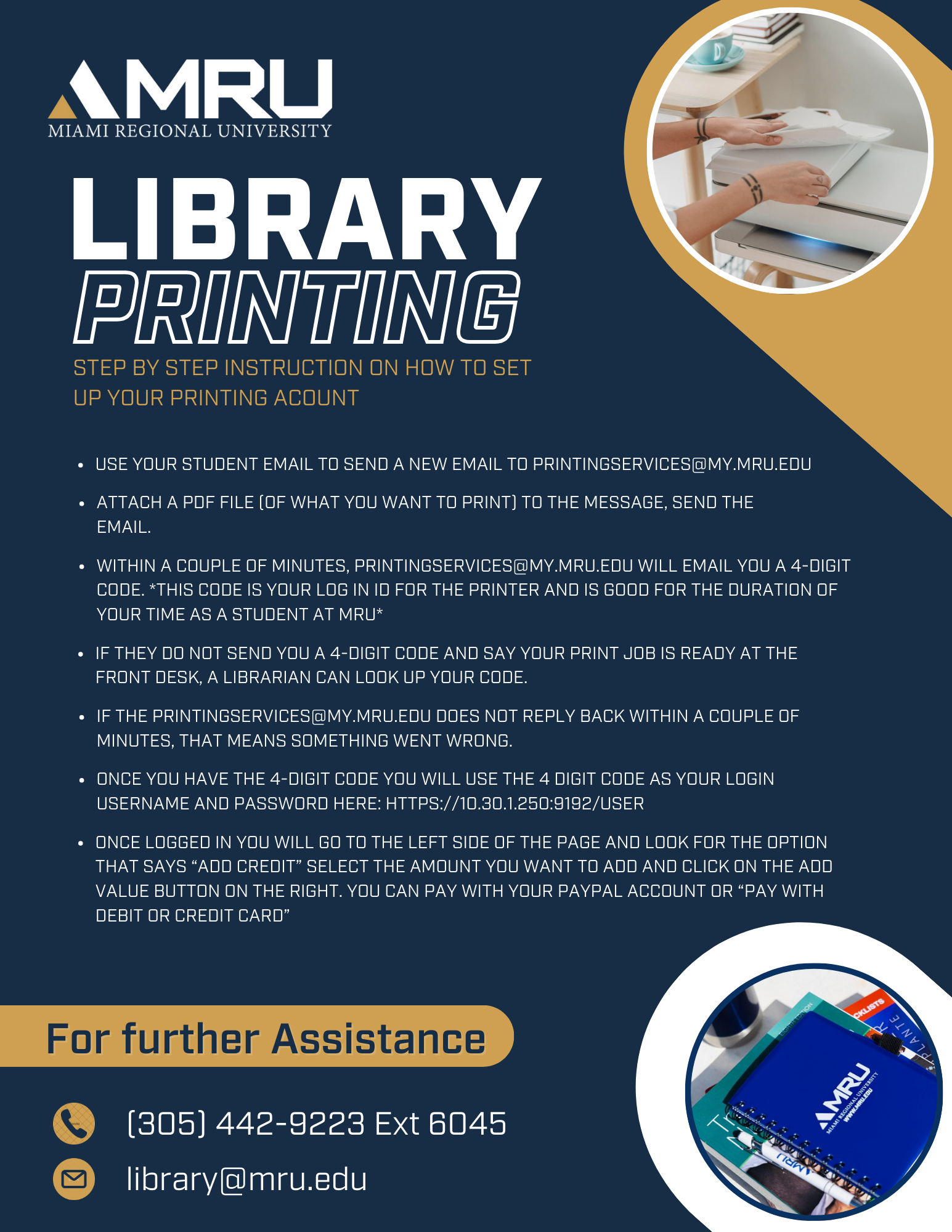 library printing